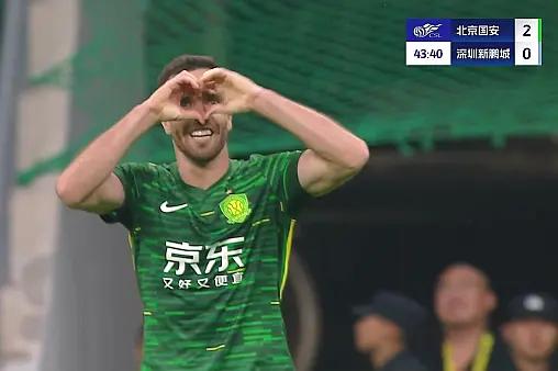 上赛季被双杀，国安首次击败新鹏城